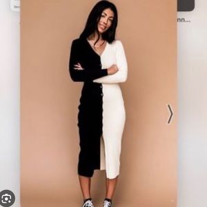 Dressed in Lala moonkissed half and half dress